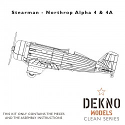 Stearman - Northrop Alpha 4 & 4A - Clean