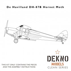 De Havilland DH-87A Hornet Moth skis and wheels - clean