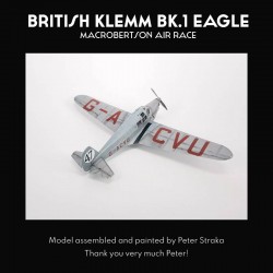 British Klemm BK.1 Eagle - MacRobertson Air Race