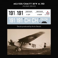 MESSERSCHMITT BFW M.18D - Swissair