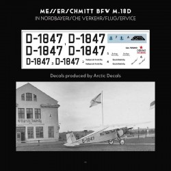 MESSERSCHMITT BFW M.18D - Nordbayerische Verkehrsflug