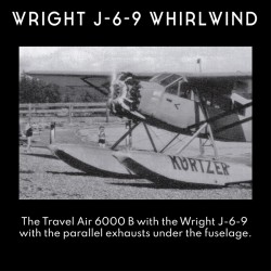 1/48 Wright J-6-9 Whirlwind (two exhaust tubes in parallel)