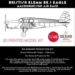 Bristish Klemm BK.1 Eagle -...