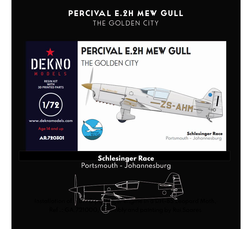 Percival E.2H Mew Gull - The Golden City
