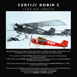 Curtiss Robin C - Star Air Service